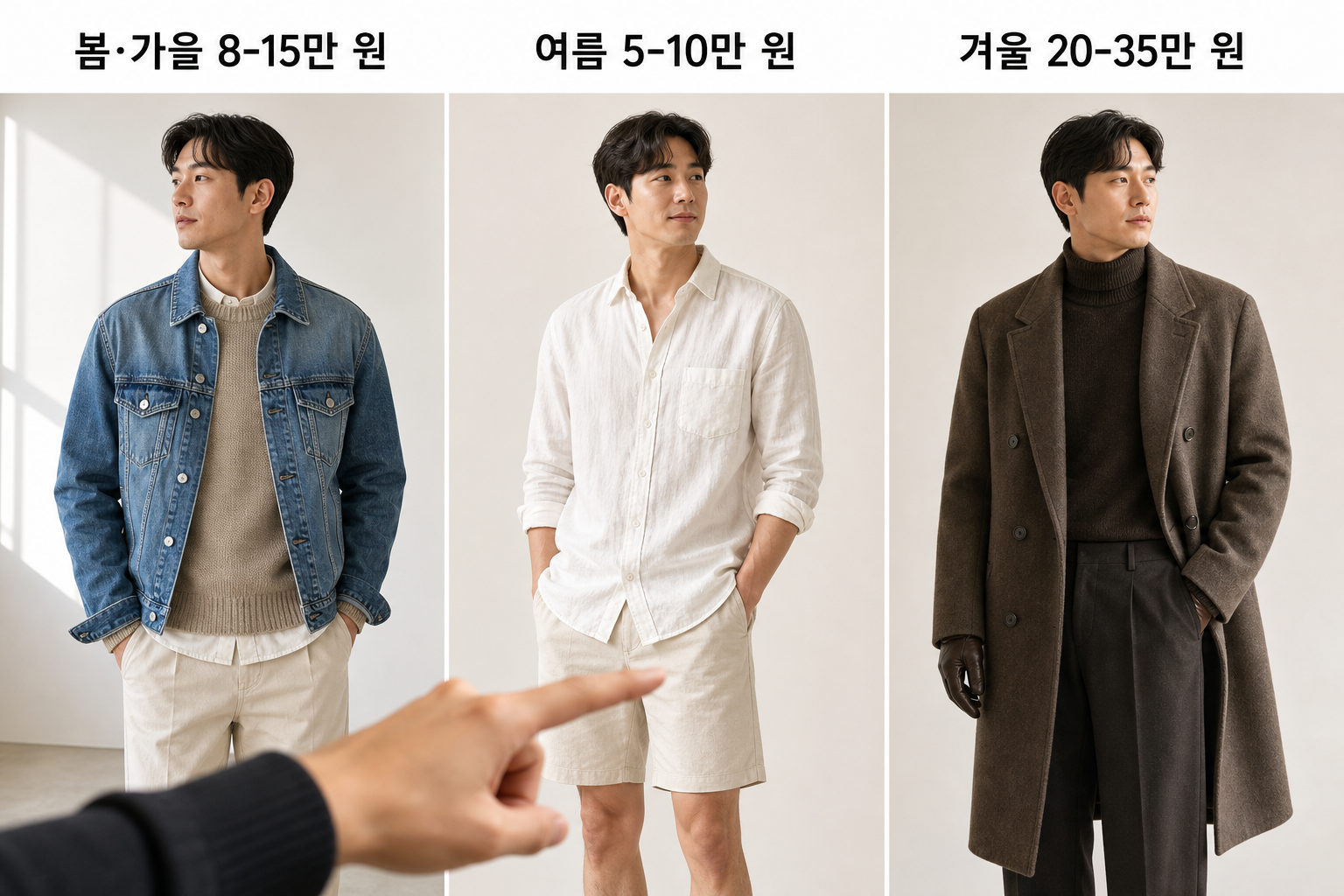남성 계절 코디 기본 원칙과 연간 활용법