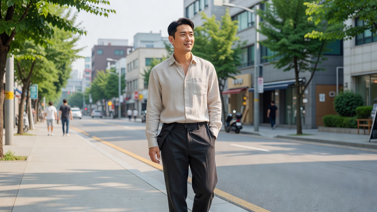여름 린넨 셔츠 코디 목차를 대표하는 캐주얼 스타일링